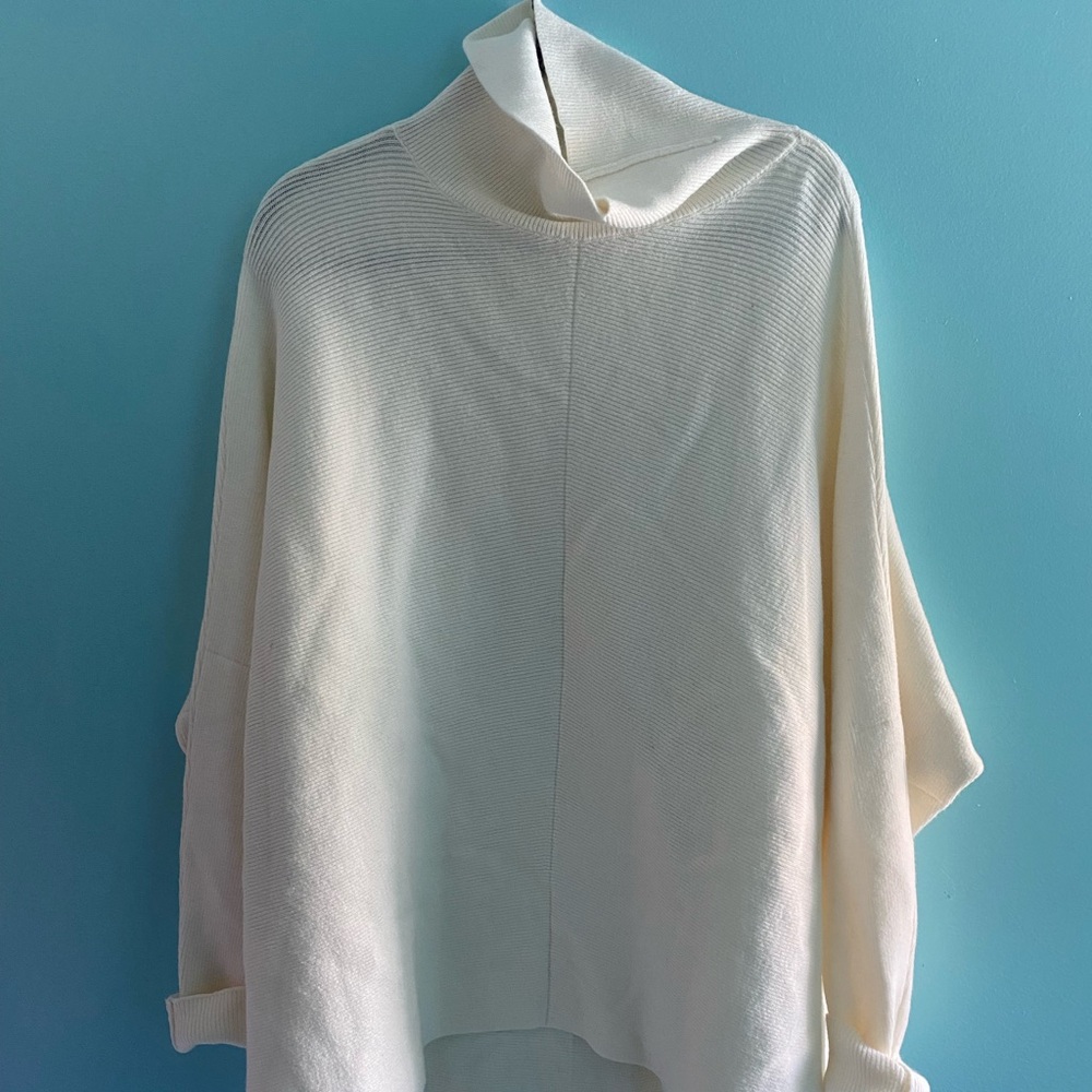 Oversized cream sweater